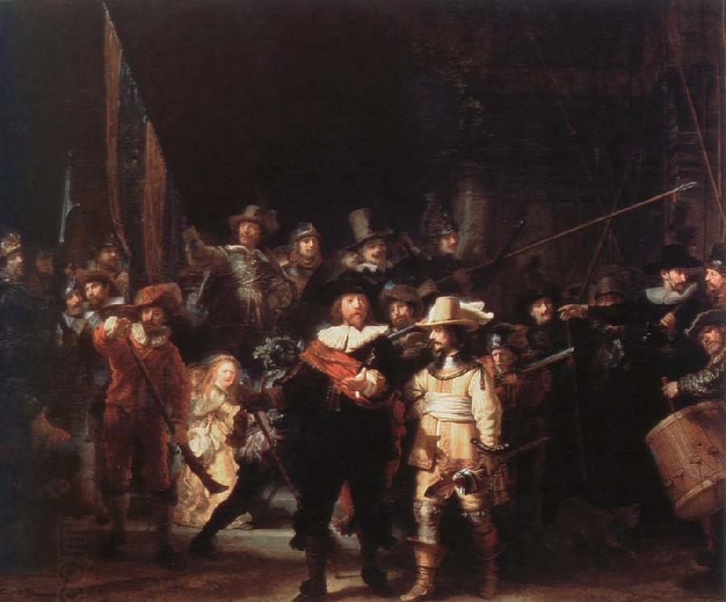 Rembrandt van rijn the night watch China oil painting art